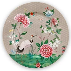 Somre Flade tallerkener PiP Studio The Blushing Bird Flad tallerken 32cm