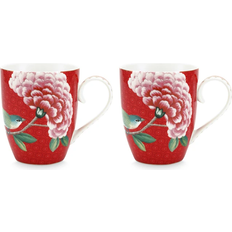 PiP Studio Blushing Birds Mug 35cl 2pcs