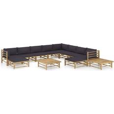 vidaXL 3058228 Loungesæt, 2 borde inkl. 2 stole & 8 sofaer