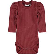 Name It Rib Romper - Red/Spiced Apple (13187459)