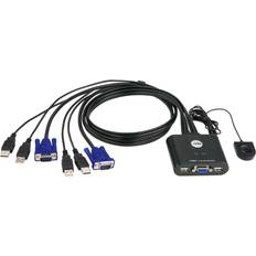 USB A Kabler Aten CS22U KVM 2USB A/VGA - 4USB A/2VGA Adapter