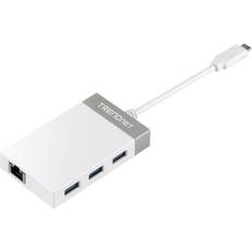 Cables Trendnet TUC-ETGH3 USB C-RJ45/USB A Adapter