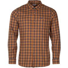 Keltainen - Mies Paidat Lundhags Ekren Ms Ls Shirt - Dark Gold