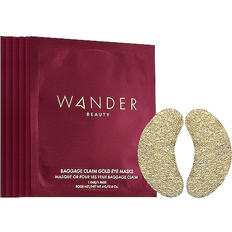 Paraben-Free Eye Care Wander Beauty Baggage Claim Gold Eye Mask 6-pack