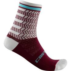 Castelli Calcetines Castelli Avanti 12 Socks Men - Bordeaux/Ivory