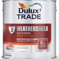 Dulux Trade Black Paint Dulux Trade Weathershield Wood Protection Black 1L