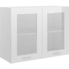 Glass Wall Cabinets vidaXL 802534 Wall Cabinet 80x60cm