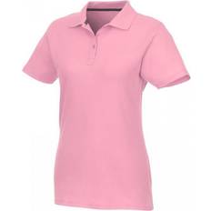 Elevate Womens Helios Short Sleeve Polo Shirt - Light Pink