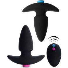 Jouet pour couples Plugs anaux Feelztoys Kit de 2 Plugs Anal Vibrants Télécommandés pour Couple FunkyButts