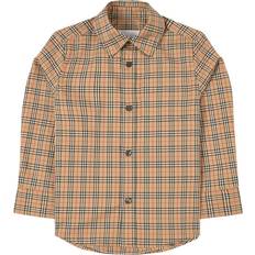 Girls Shirts Burberry Check Stretch Shirt - Archive Beige (80429571)