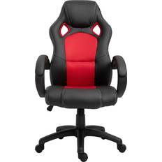 PU Leather Gaming Chair - Black/Red