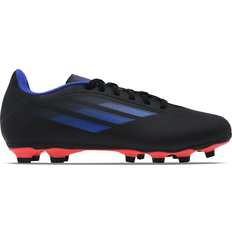 Stof Voetbalschoenen Adidas X Speedflow.4 Football Boots - Core Black/Sonic Ink/Solar Yellow