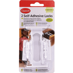 Clippasafe 2 Self-Adhesive Locks 2 Pack
