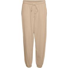 Vero Moda Octavia High Waisted Sweatpants - White/White Pepper