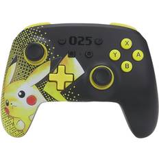 Powera nintendo switch enhanced wireless controller PowerA Enhanced Wireless Controller (Nintendo Switch) - Pikachu 025 - Sort/Gul