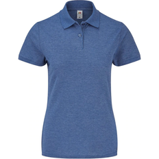 Fruit of the Loom Ladies 65/35 Polo Shirt - Heather Royal