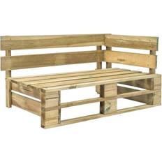 Svarta - Trä Modulsoffor vidaXL 44695 Pallet Corner Modulsoffa