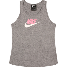 XXL Toppe Børnetøj Nike Jersey Tank Top Kids - Carbon Heather/Sunset Pulse