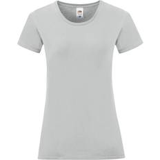 Fruit of the Loom Vaatteet Fruit of the Loom Women's Iconic T-Shirt - Zinc