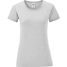 Fruit of the Loom Women's Iconic T-Shirt - Heather Grey