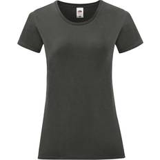 Fruit of the Loom Women's Iconic T-Shirt - Light Graphite