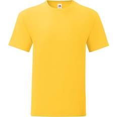 Fruit of the Loom Iconic T-shirt 5-pack - Sunflower Yellow