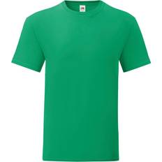 Fruit of the Loom Iconic T-shirt 5-pack - Kelly Green