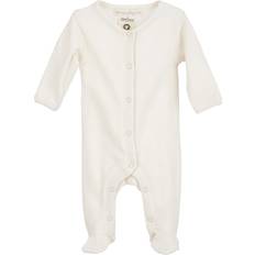 Serendipity Newborn Rib Suit - Offwhite Pointelle (P877)