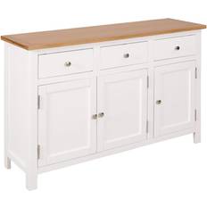 vidaXL Solid Oak Wood