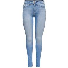 Only Anne Life Mitten Skinny Fit Jeans - Blue/Blue Light Denim