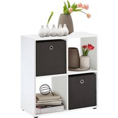 Beige Étagères à livres FMD Freestanding Étagère à livres 71.5cm