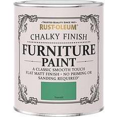 Rust-Oleum Chalky Finish Wood Paint Green 0.75L