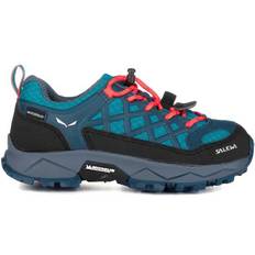 Textile Walking Shoes Salewa Jr Wildfire Wp - Caneel Bay/Fluo Coral