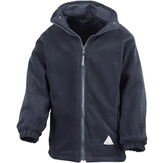 Result Kid's Reversible Storm Stuff Anti Pilling Fleece Waterproof Jacket - Navy/Navy