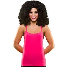80's Vest Top Neon Pink