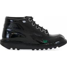 Kickers Youth Unisex Kick Hi Patent Leather - Black