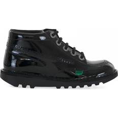 Youth Unisex Kick Hi Patent Leather - Black
