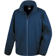 Result Mens Core Printable Softshell Jacket - Navy/Navy