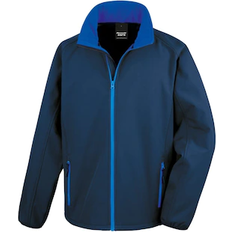 Result Core Printable Softshell Jacket - Navy/Royal