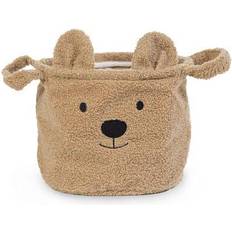 Beige Piccoli Contenitori Childhome Portaoggetti Teddy Beige 25 x 20 x 20 cm