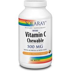 Solaray Vitamin C Chewable 500mg Orange
