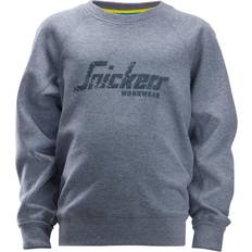 Junior Logo Sweatshirt - Dark Blue Melange (7509-3400)