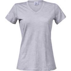 Merinoull tshirt dam Bergans Bloom Wool Lady Tee - Grey Melange