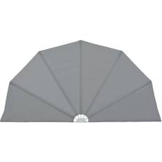vidaXL Tenda Laterale per Terrazza Pieghevole 200 cm Grigio