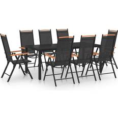 Patio vidaXL 3070627 Patio Dining Set, 1 Table incl. 8 Chairs