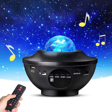 Metall Nachtlichter Iso Trade 2 in 1 Star Sky Night Light Star Projector Nachtlicht