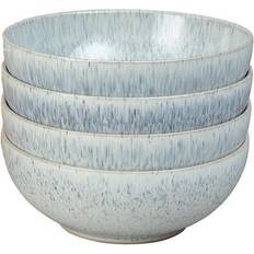 Morgenmadsskåle på tilbud Denby Halo Speckle Morgenmadsskål 82cl 17cm 4stk