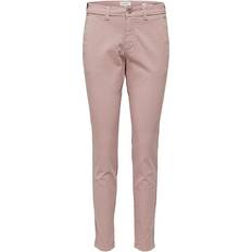 Chinos - Dam - Rosa Byxor Selected Miley Tapered Fit Chinos