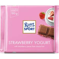 Jordbær Chokolade Ritter Sport Strawberry Yoghurt 100g