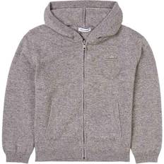 Dolce & Gabbana Hooded Wool Sweater with Heritage Embroidery - Grey (L4KW21JAW00)
